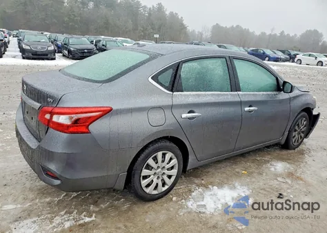 2016 Nissan Sentra S z USA, uszkodzony, nr VIN 3N1AB7AP7GL676285